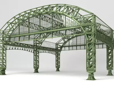 Modular Truss Structure 1 3D model
