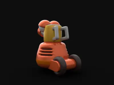 GunBound Rocket Launcher 3D model