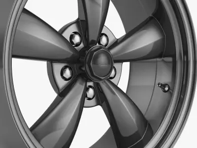  Bullit Wheel Rim 3D model