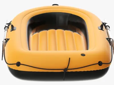 Boat inflatable 04 v2 3D model