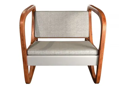Outdoor chair for terrace or garden Obivan Naiftasarim 3D model