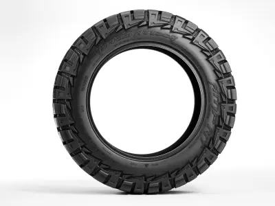 AMT Terrain Attack RT Offroad Tire 3D model