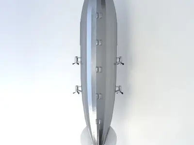 Zeppelin Hindenburg OUTDATED 3D model