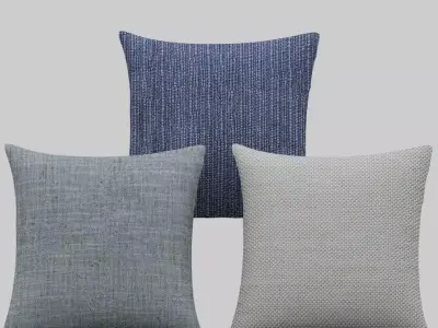 pillow furniture Free low-poly 3D model