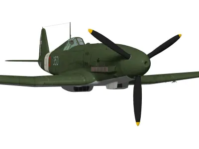Fiat G55 Centauro  Serie0 3D model