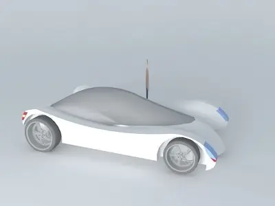 Light Lines Car Free 3D model