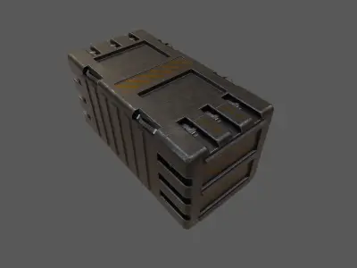 Sci-Fi Crete Low-poly 3D model