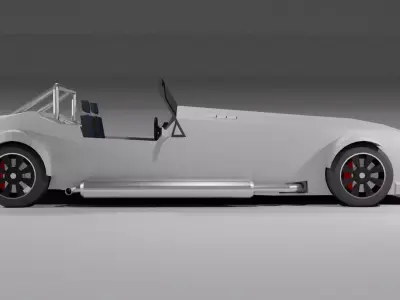 Sports Car Free low-poly 3D model