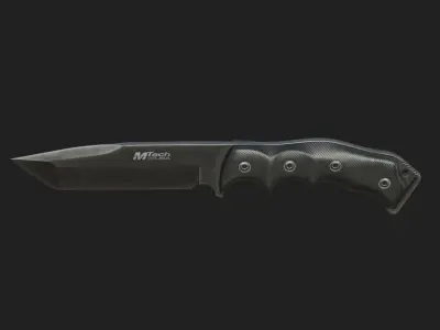 M-Tech Knife PBR  Low-poly 3D model
