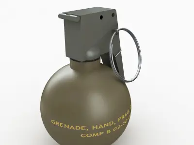 M67 Hand Grenade 3D model