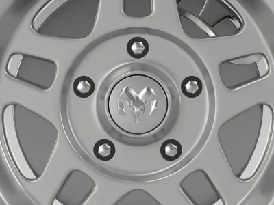 Dodge Challenger Mopar wheel 3D model