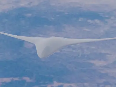 BWB MRay Drone 3D model