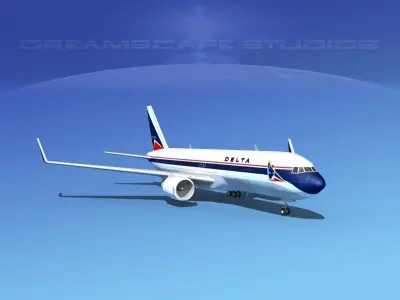 Boeing 767-300 Delta 1 3D model