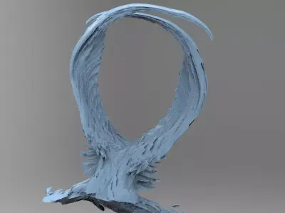 Dinosaur Spine Arch 1 3D model