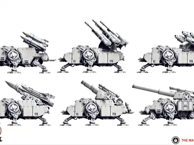 Valour Korps - Support Walker 3D print model