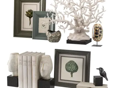 Decorative Set 02 3D model