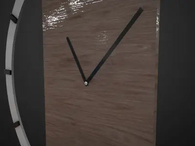 Modern Clock Free 3D model purchase