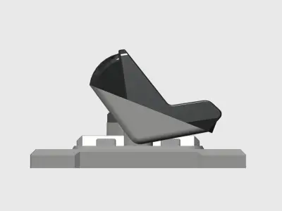Saitek Rudder Pedals to Cessna Conversion 3D print model