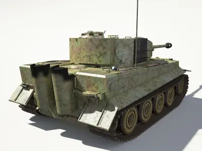 Tiger 1 Tank 3D model