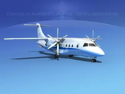 Dornier Do-328-130 Corporate 5 3D model