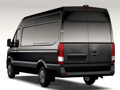 Hyundai H350 Van LWB 2017 3D model