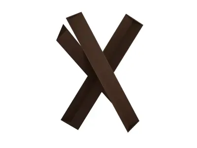 Anti-tank Obstacle v1 002 Low-poly 3D model