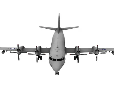 Lowpoly P-3C Orion 3D Model Low-poly 3D model