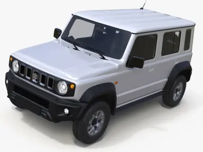 SUV Suzuki Jimny 2025 White 3D model