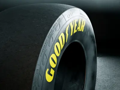 Racing Slick Tires - 7 pack Low-poly 3D model