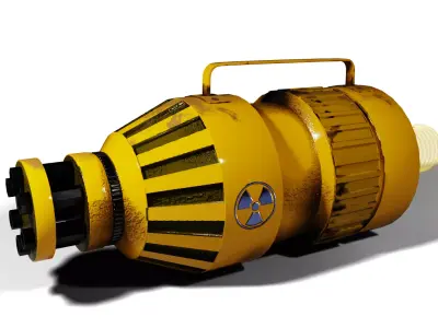 Sci Fi Explosive Device Low-poly 3D model