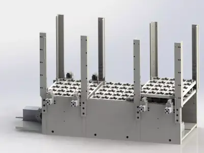 Automatic tray stacking feeding machine 3D model
