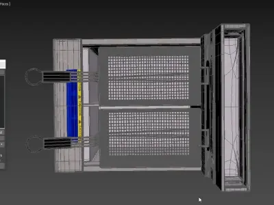 Anets Goldenfry Split Pot Fryer AGG14T 3D model