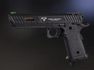 STI 2011 Combat Master Taran Tactical John Wick pistol Low-poly 3D model