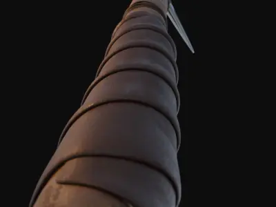 Connor Tomahawk - Assassins Creed III Low-poly 3D model