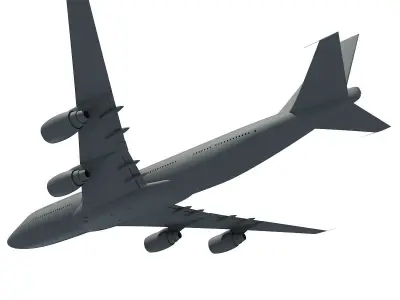 Aerial Scene for Aircraft 3D model