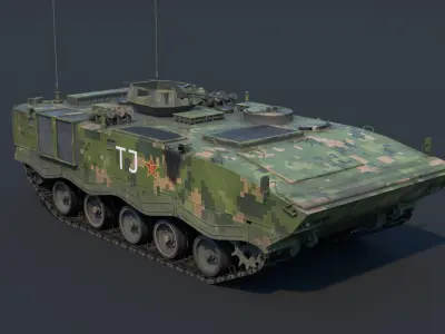 ZSD-89A APC Low-poly 3D model