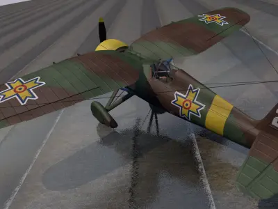 PZL P-24G 3D model