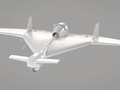 IAI Harop UAV Low-poly 3D model