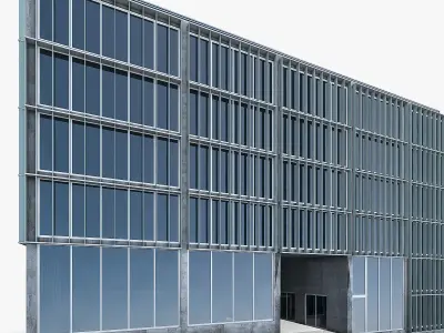 Office Building 04 Low-poly 3D model