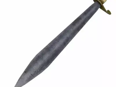 Naval dirk 3D model