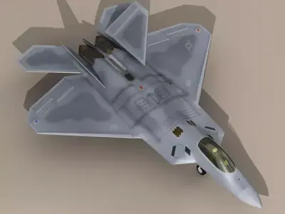 F22 raptor 3D model