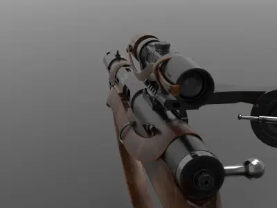 MP 35 Weapon Fps -Tps Low-poly 3D model