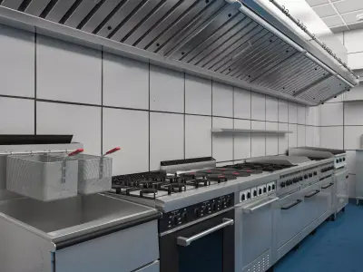 Commercial Kitchen 7 3D model