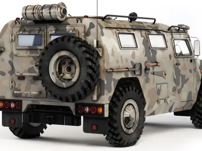 Gaz Tiger 2330 3D model