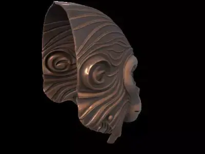 Monkey Mask 3D print model