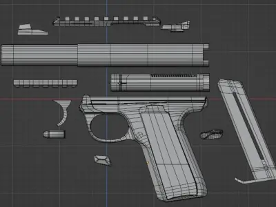 RUGER MK IV  3D model