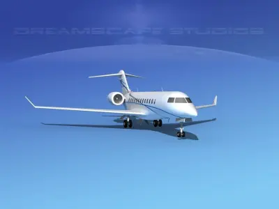Global Express 6000 V09 3D model