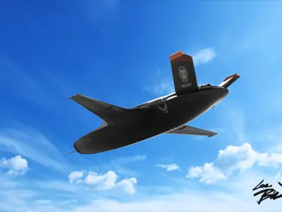 Royal Wingman XQ-58 3D model