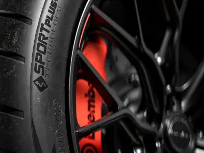 Continental Extreme Contact Force 265 35 ZR19 3D model