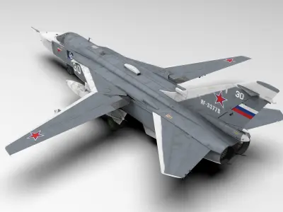 Sukhoi SU-24MR Fencer-E Russia 3D model